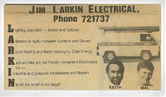 Larkin Electrical Back In The Day